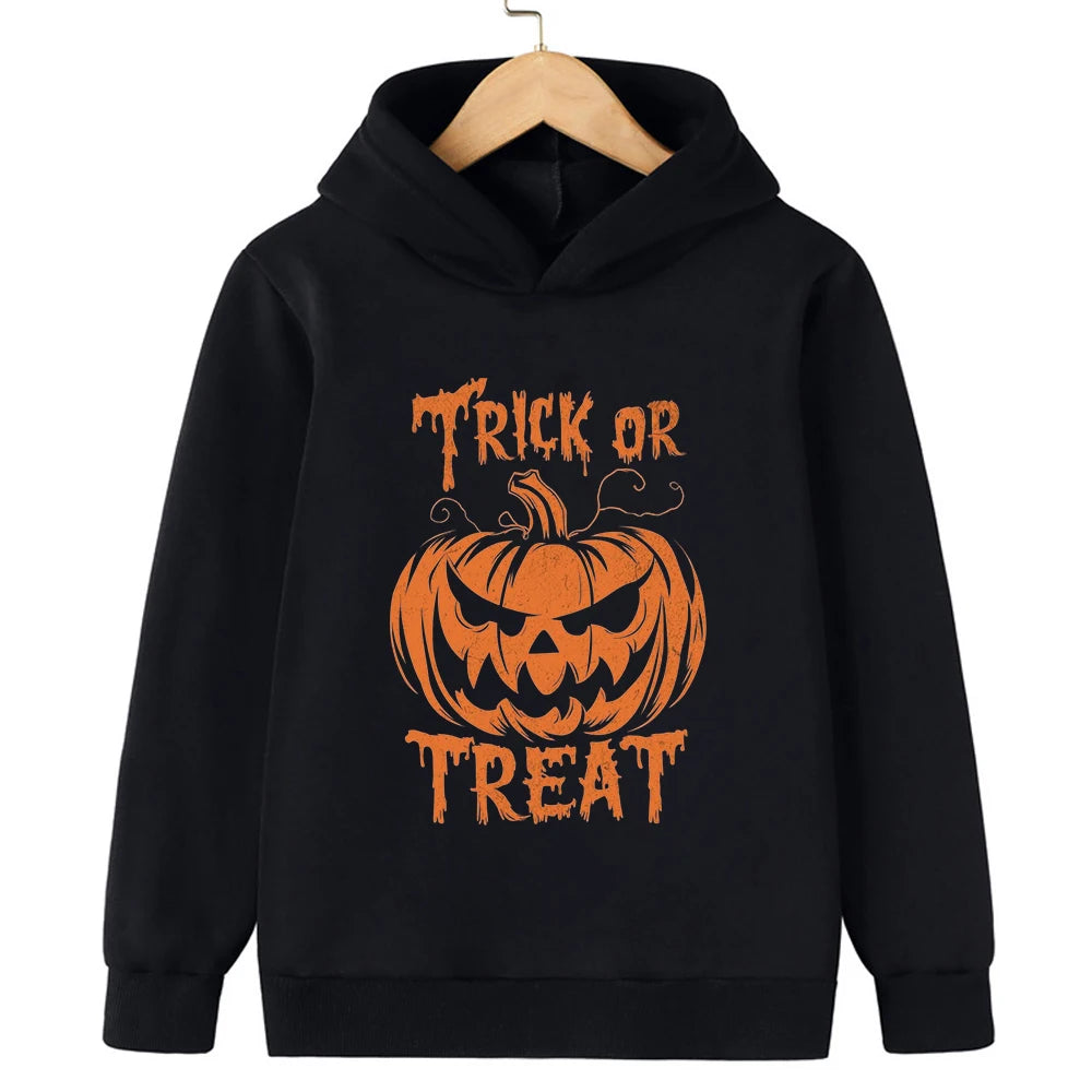 2025 Halloween Horror Hoodie , boys and girls