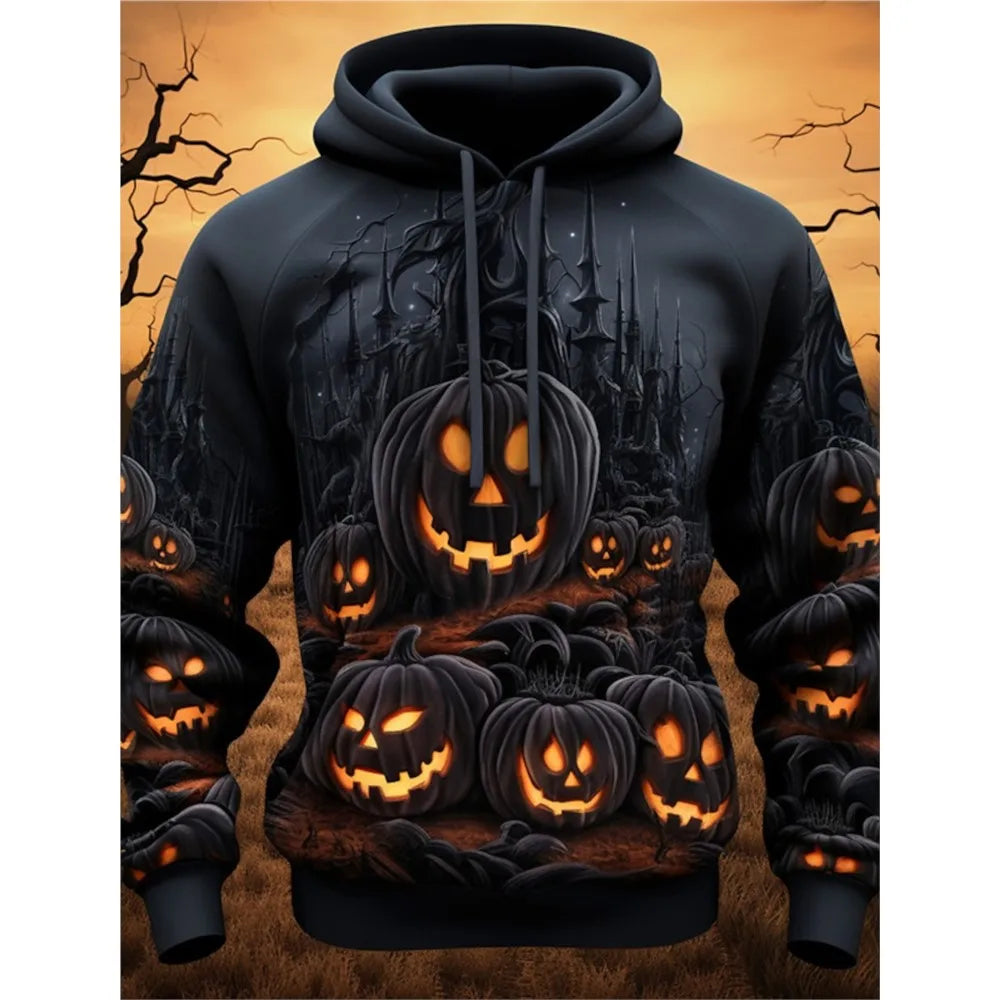 3D Halloween Vibes Hoodie