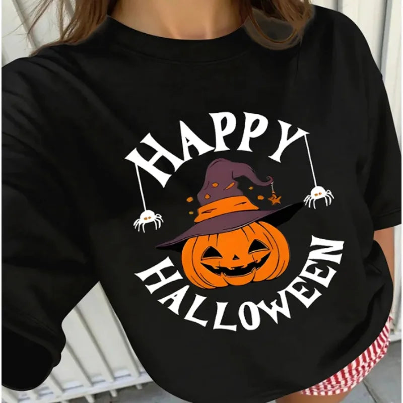 “Pumpkin Style Tee” – Elegant Halloween T-Shirt