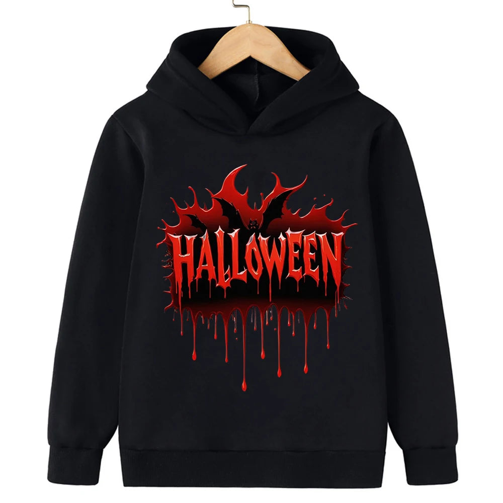 2025 Halloween Horror Hoodie , boys and girls