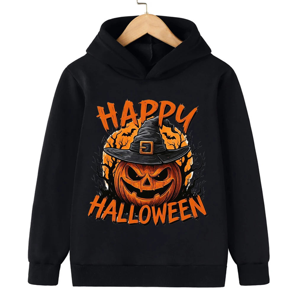 2025 Halloween Horror Hoodie , boys and girls