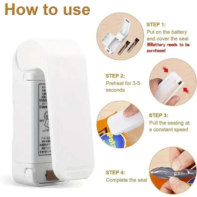 MiniSeal™ – Portable Heat Bag Sealer