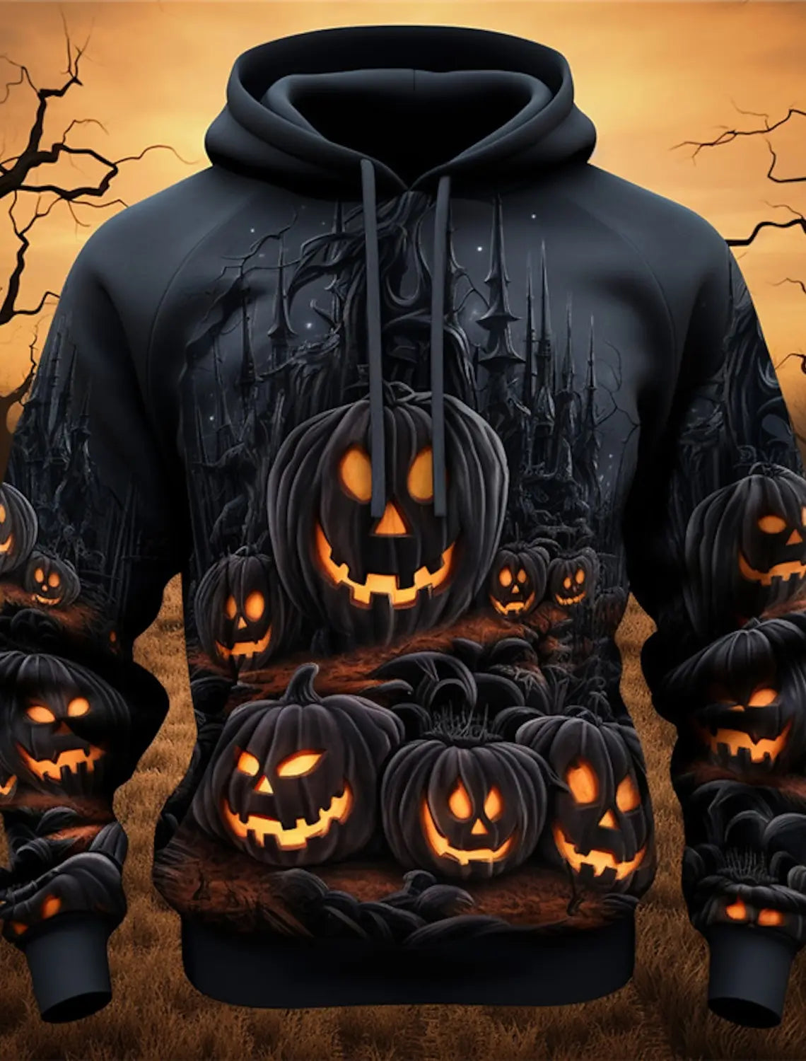 3D Halloween Vibes Hoodie