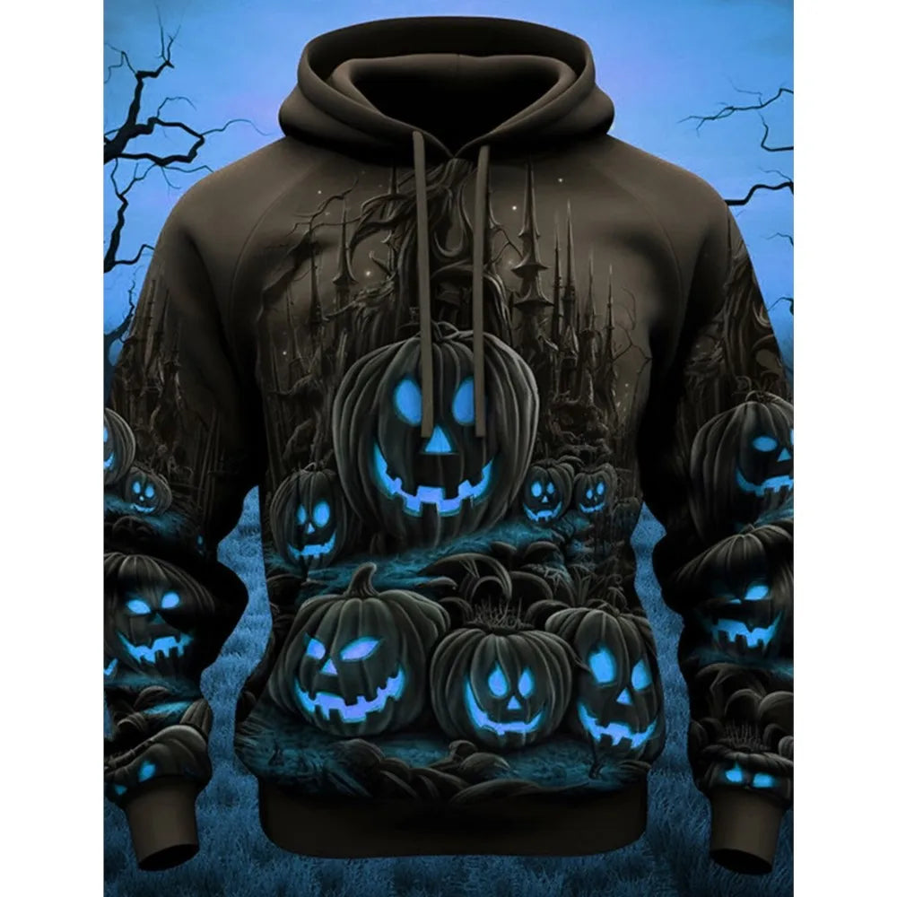 3D Halloween Vibes Hoodie