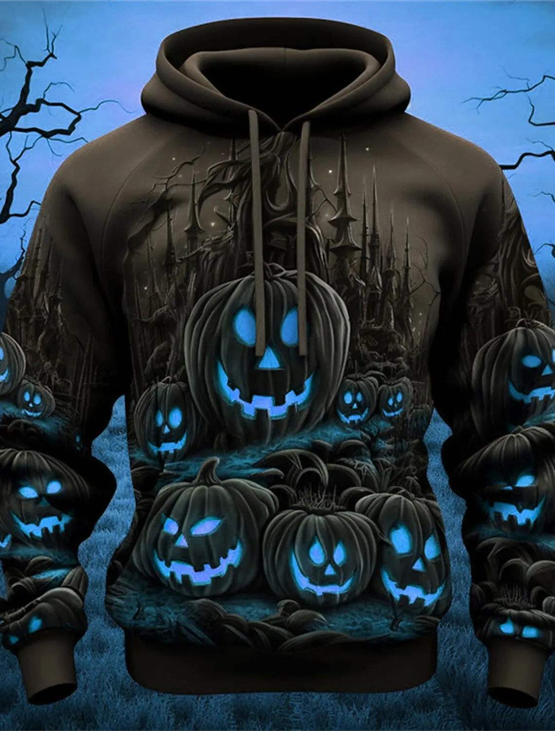 3D Halloween Vibes Hoodie