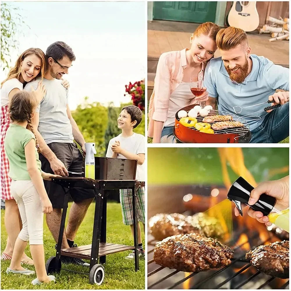 Olive Oil Dispenser Camping BBQ Baking Vinegar Soy Sauce Sprayer Containers